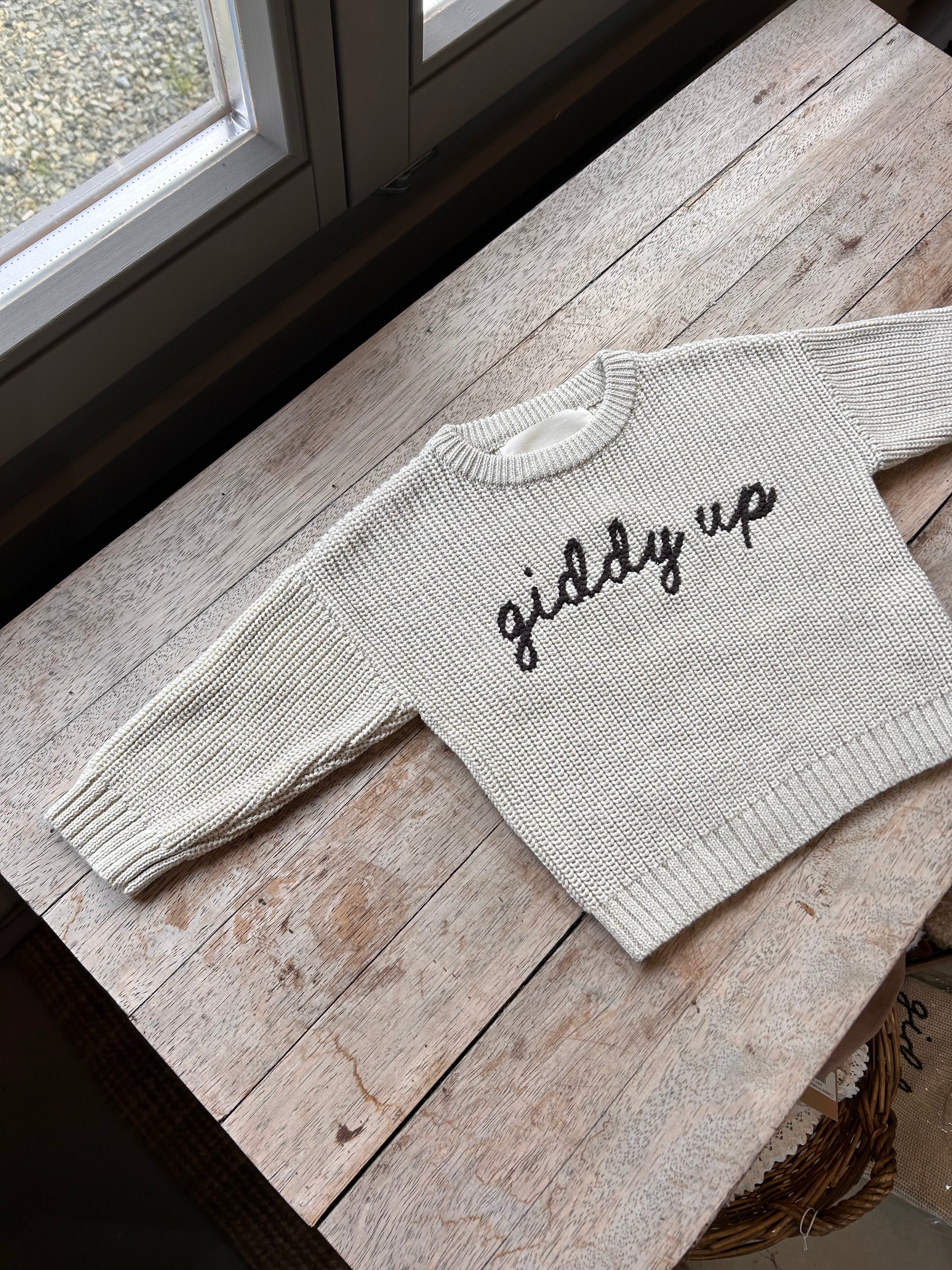Giddy Up Kids Cotton Sweater