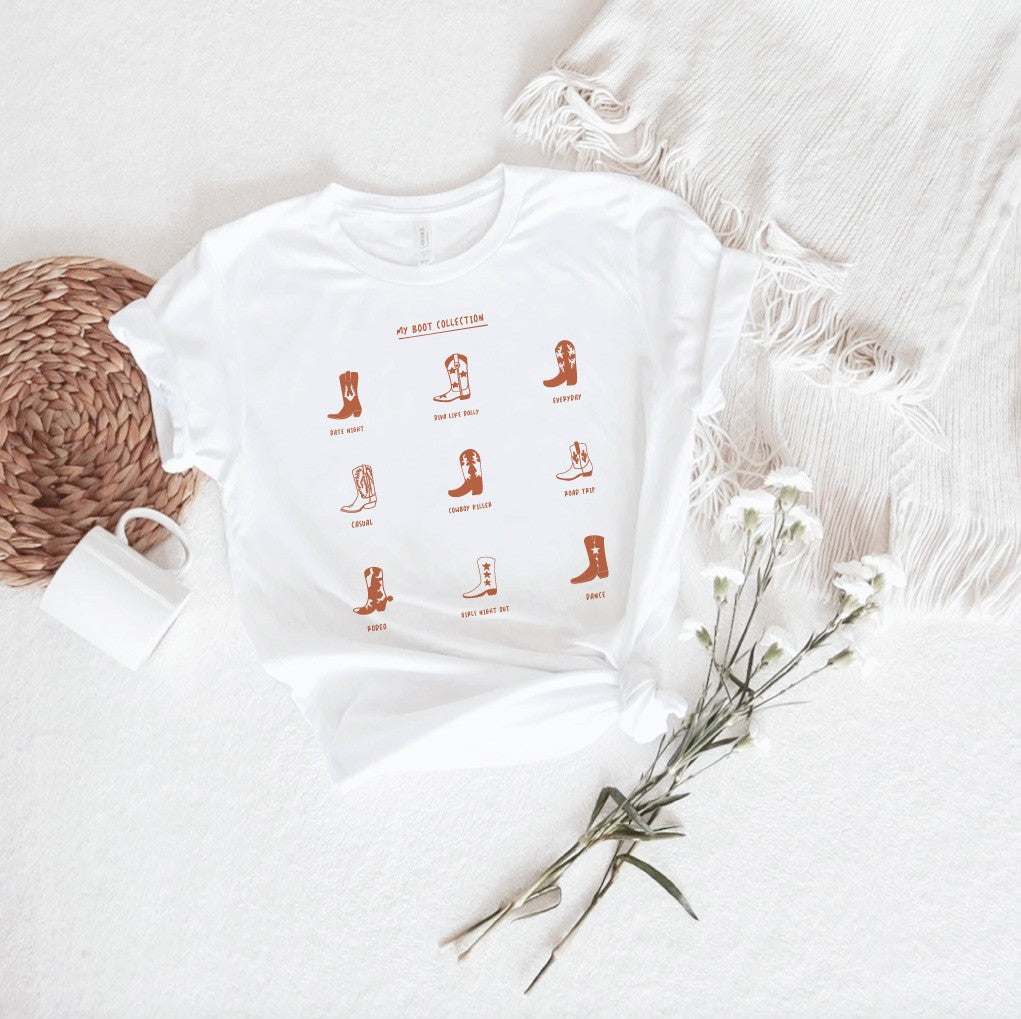 MY BOOT COLLECTION Graphic T-Shirt
