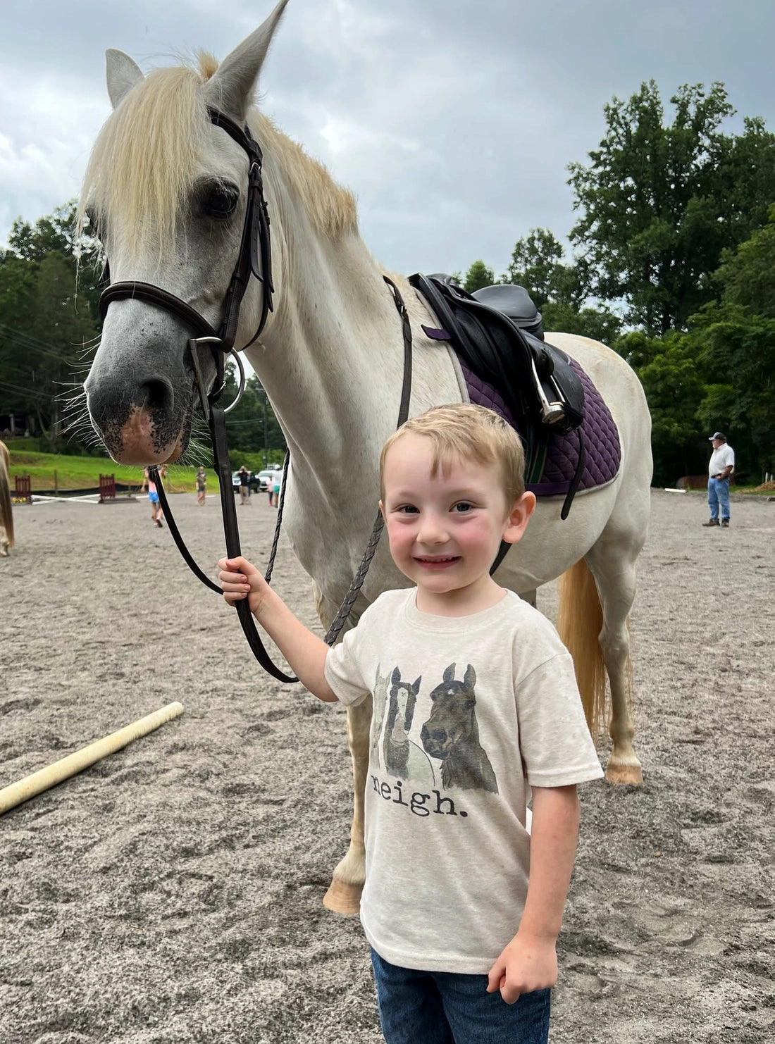 "Neigh" Three Horse Toddler/Youth Tee