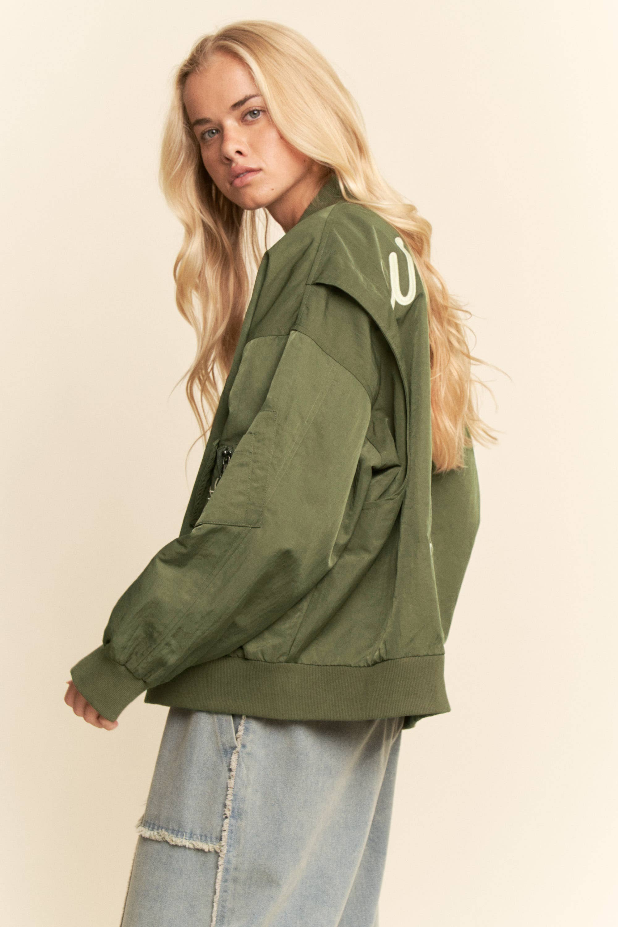 WEST COAST RODEO EMBROIDERED BOMBER JACKET