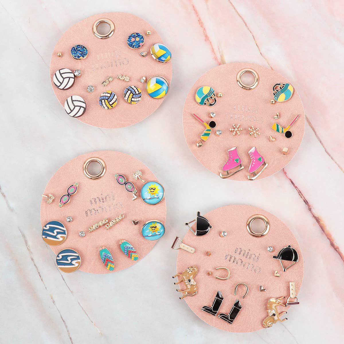 Equestrian Earrings Set