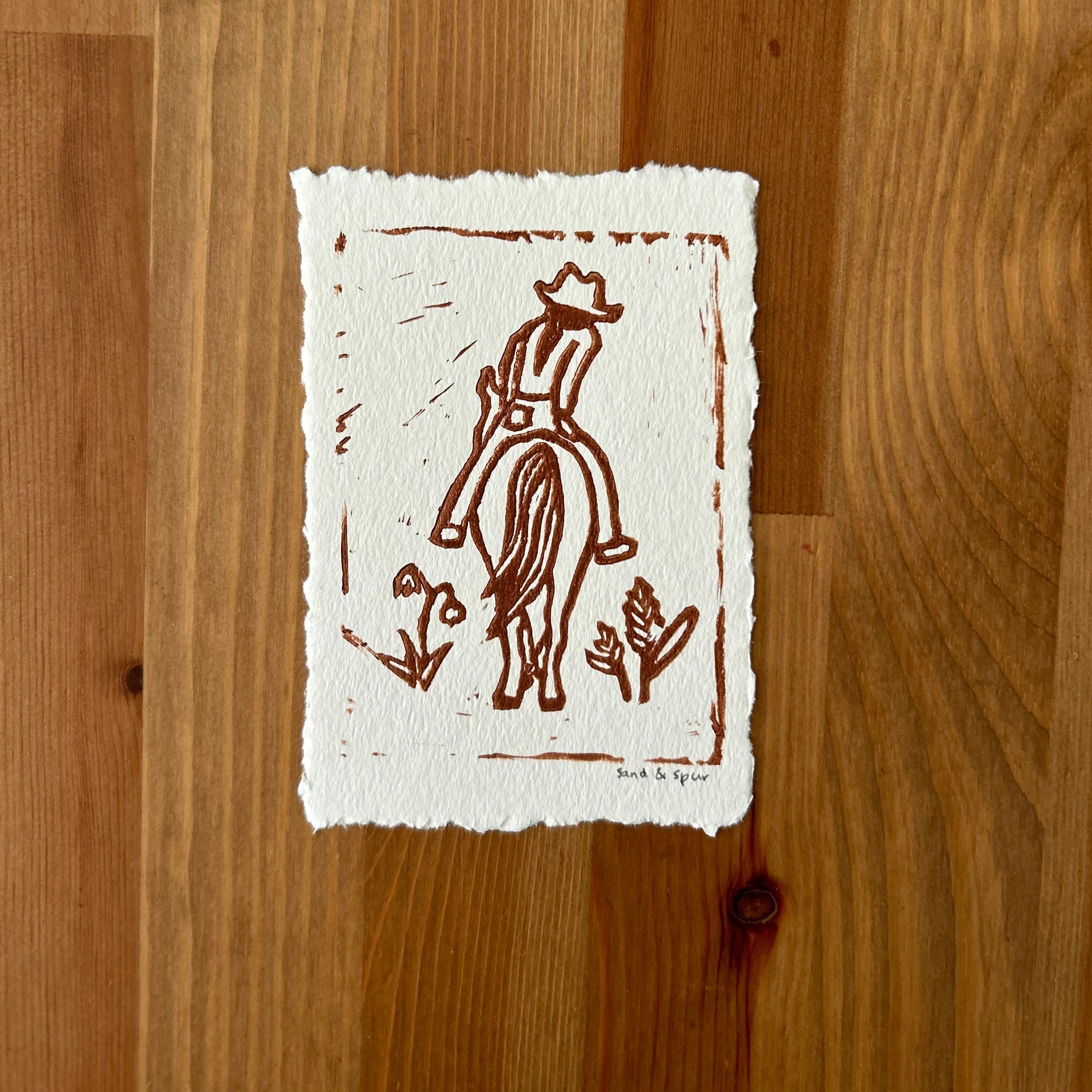 Wildflower Horse Prints