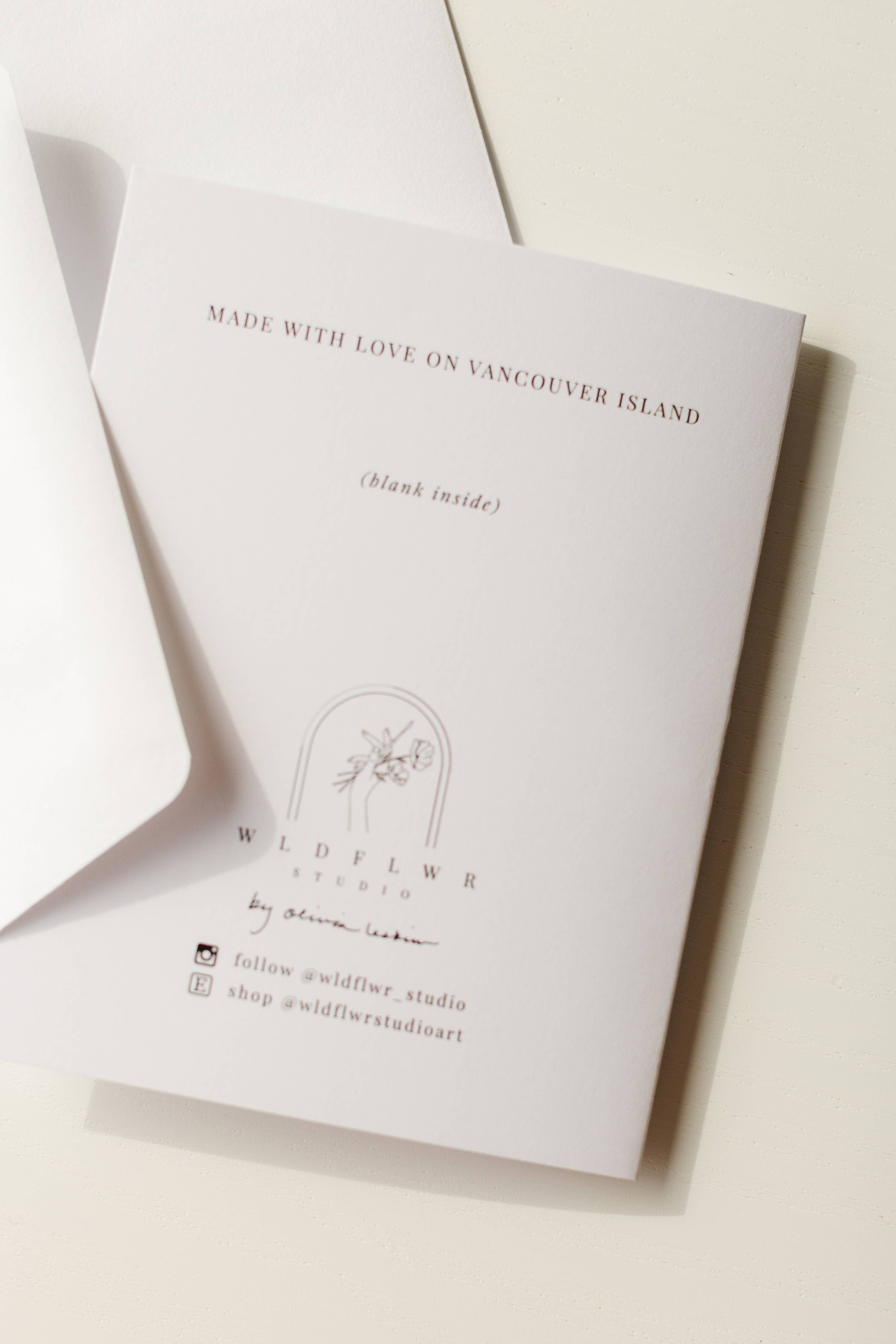 Sheep Blank Greeting Card