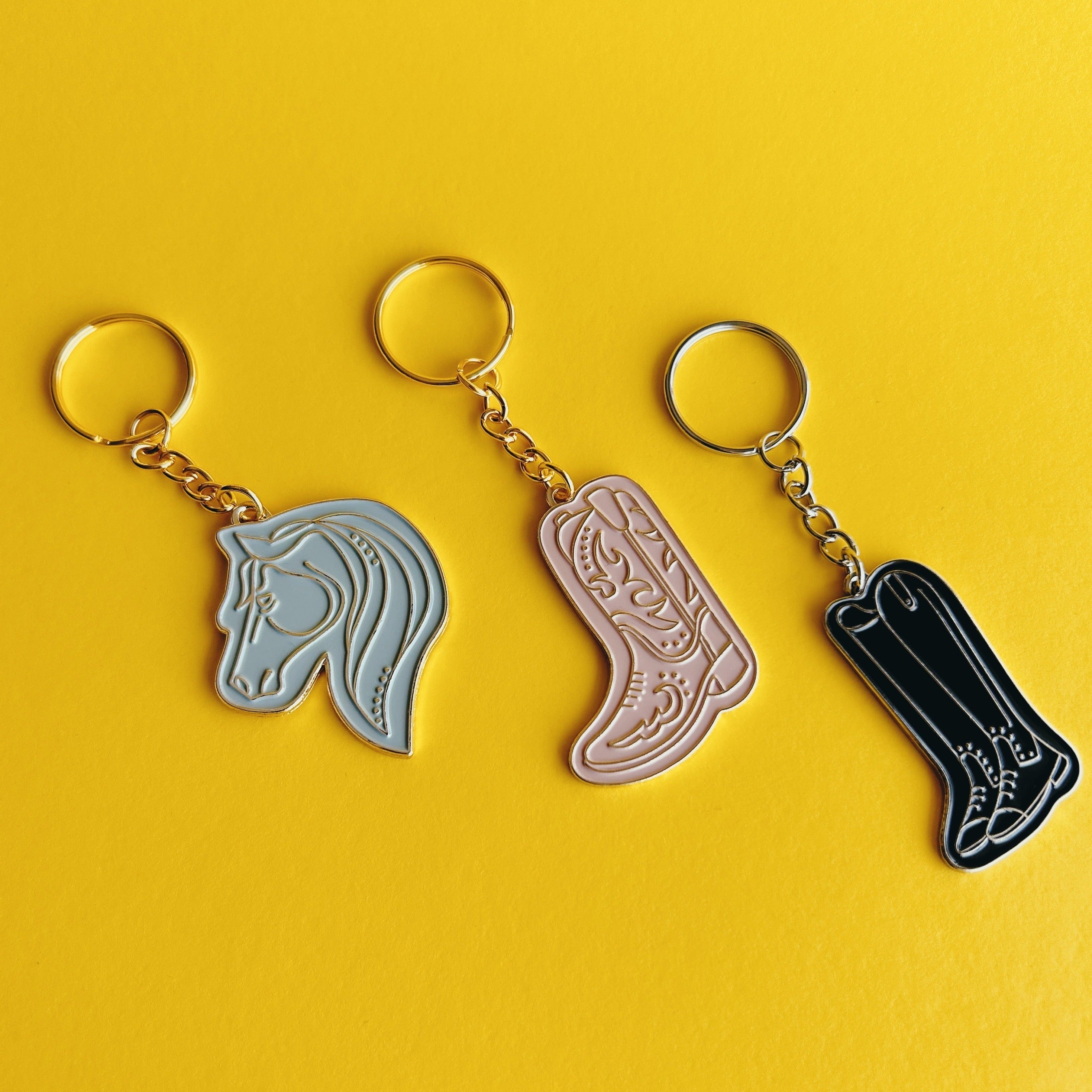Tall Boot Keychain