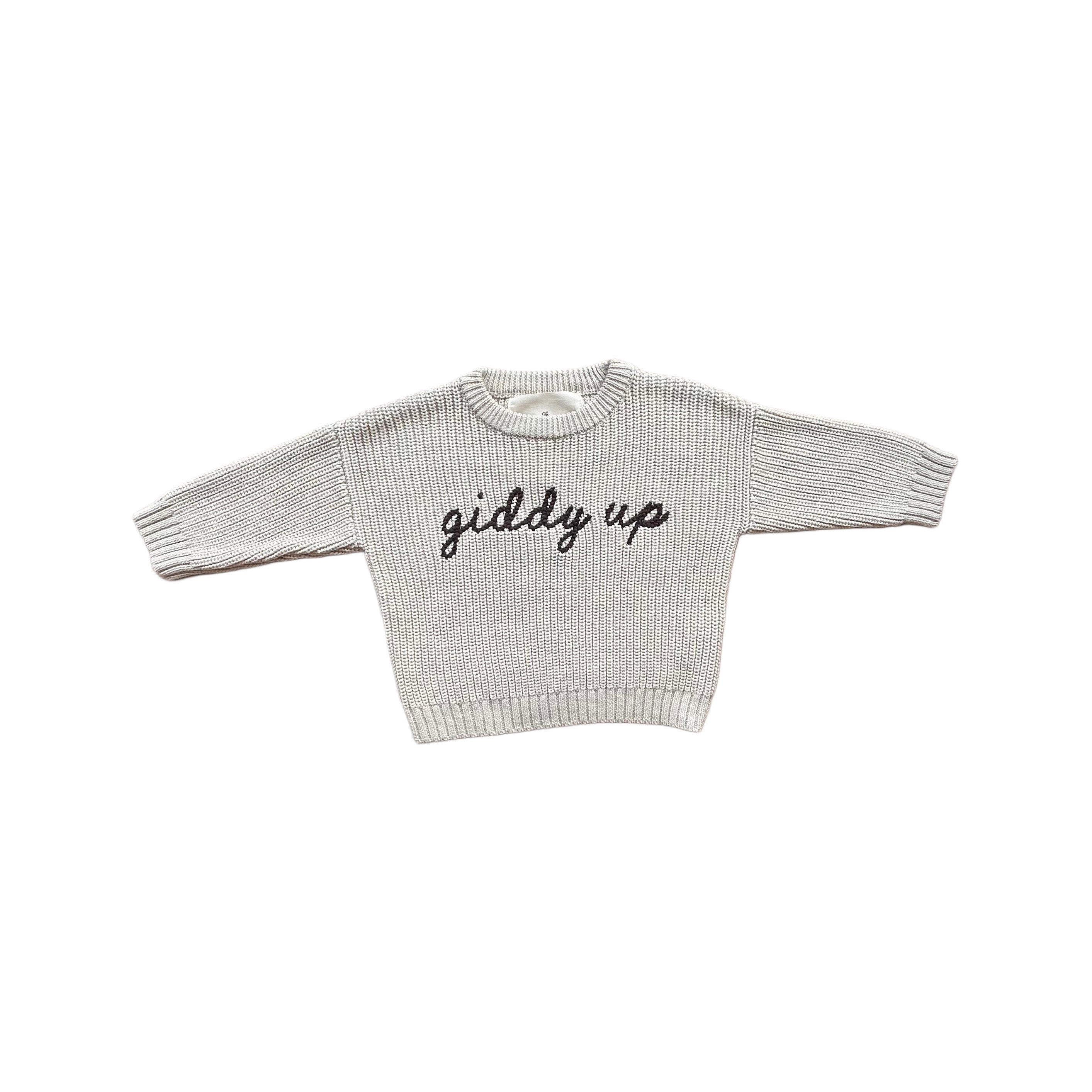 Giddy Up Kids Cotton Sweater