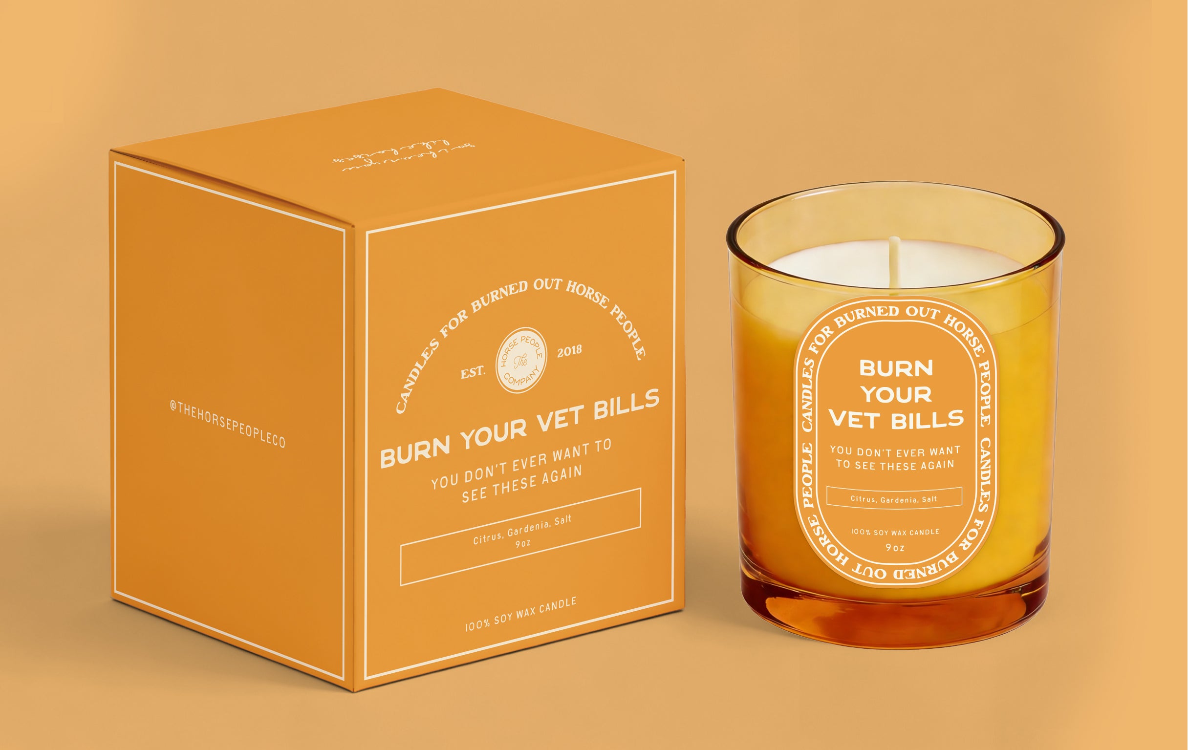 Burn Your Vet Bills - Candle - You Don't Ever Want to See These Again