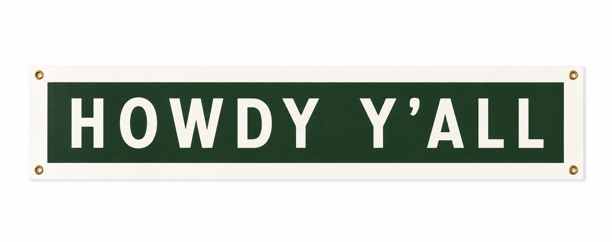 HOWDY Y'ALL BANNER