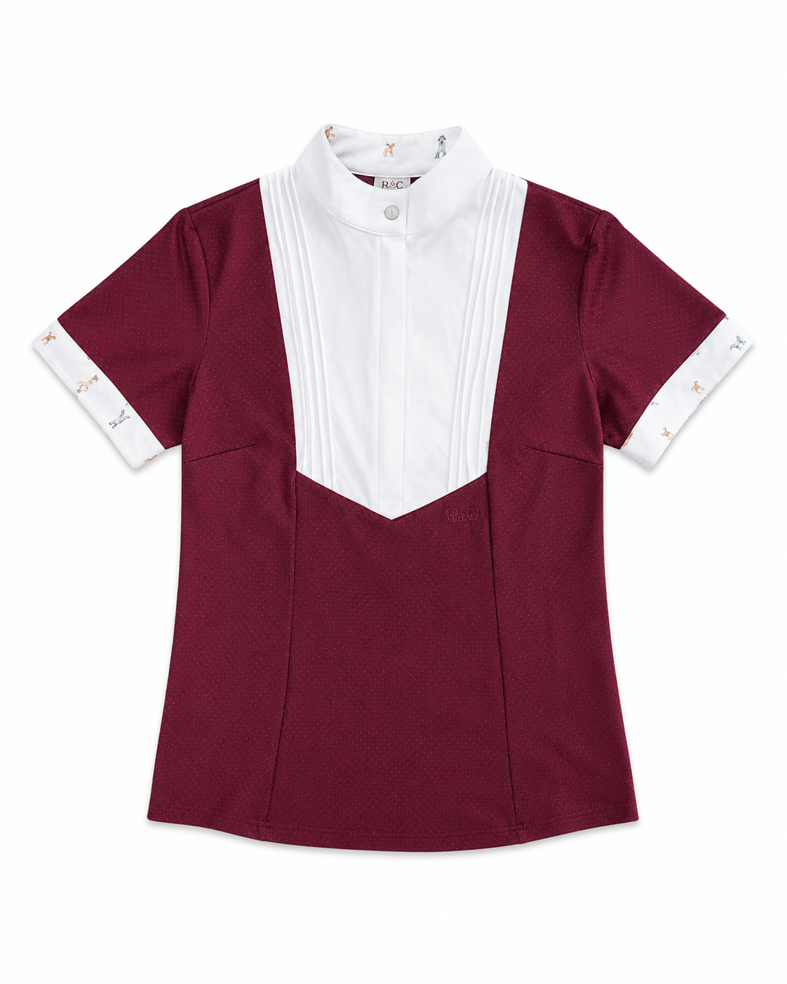 Hunt & Heritage Winner's Circle Perforated Short Sleeve Show Shirt