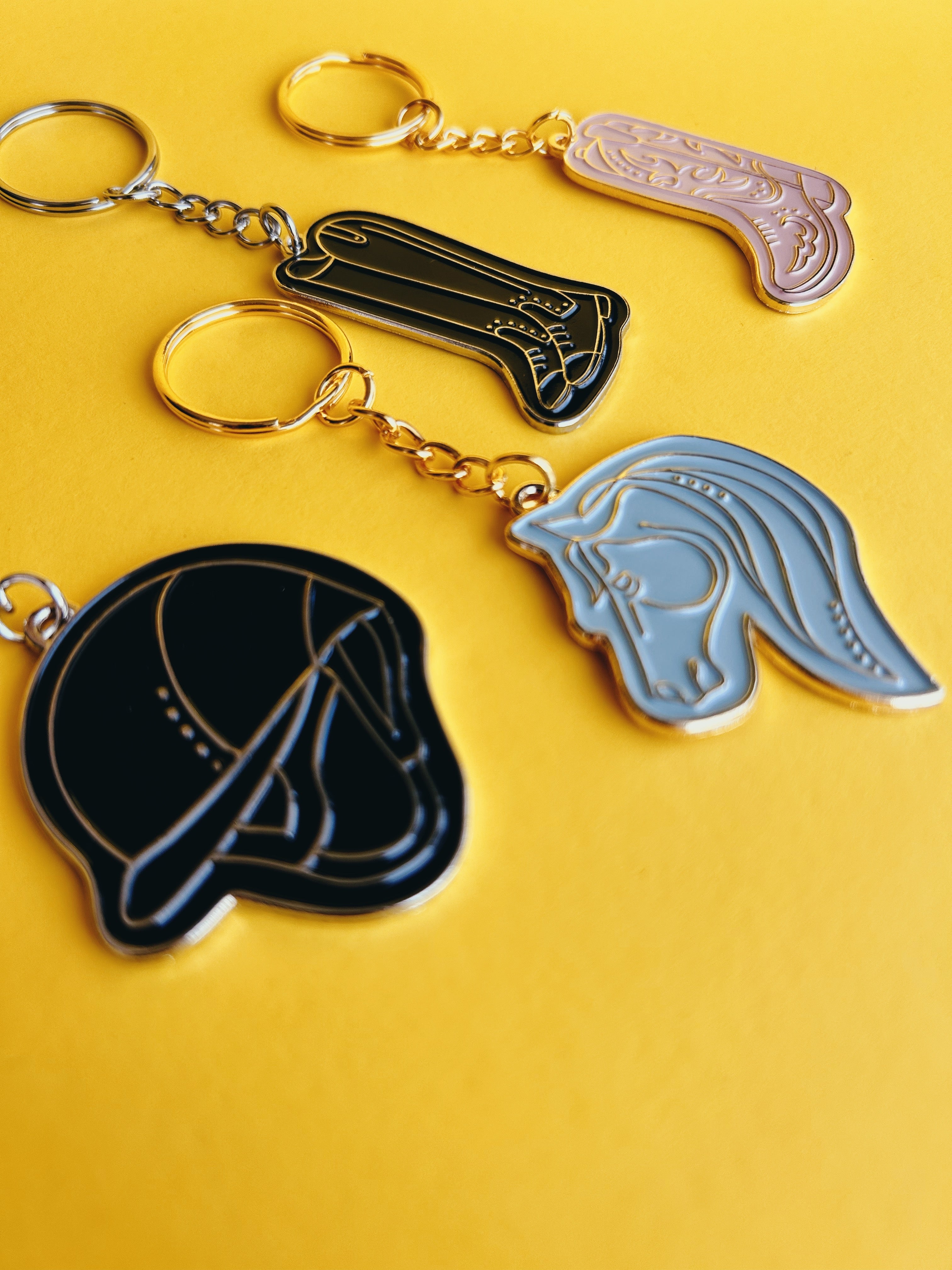 Helmet Keychain