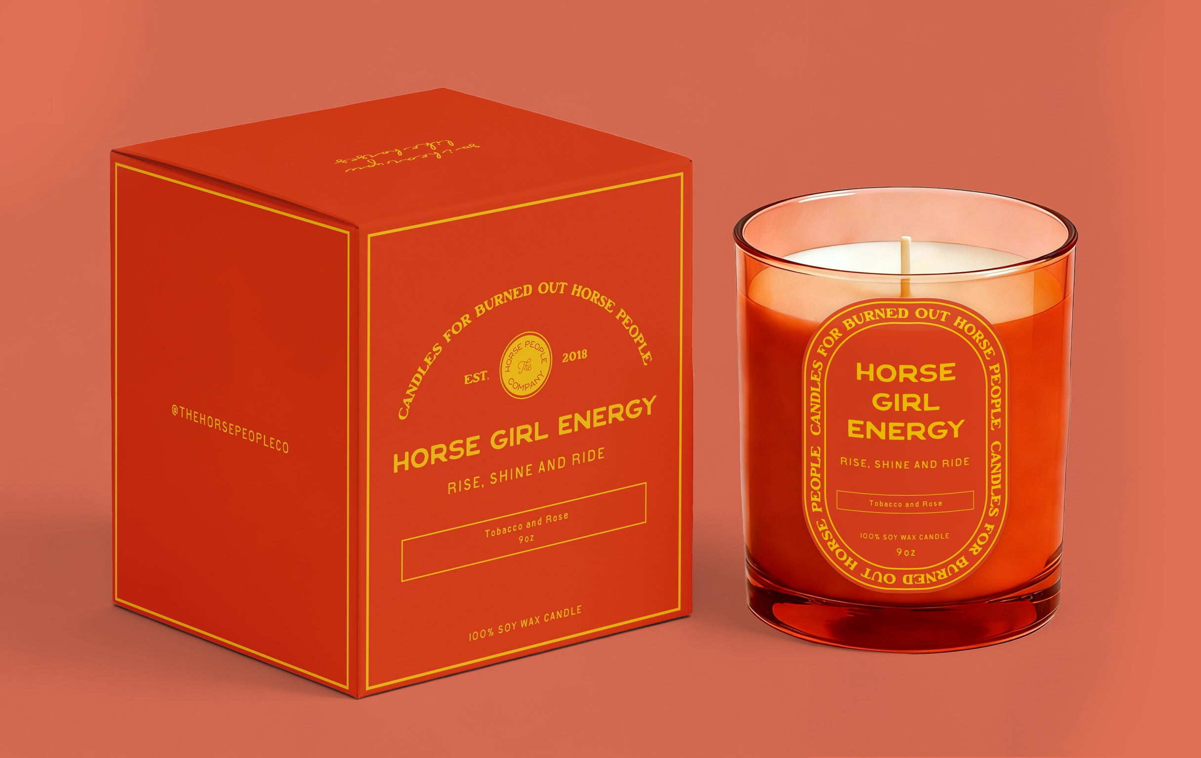 Horse Girl Energy Candle - Rise, Shine & Ride