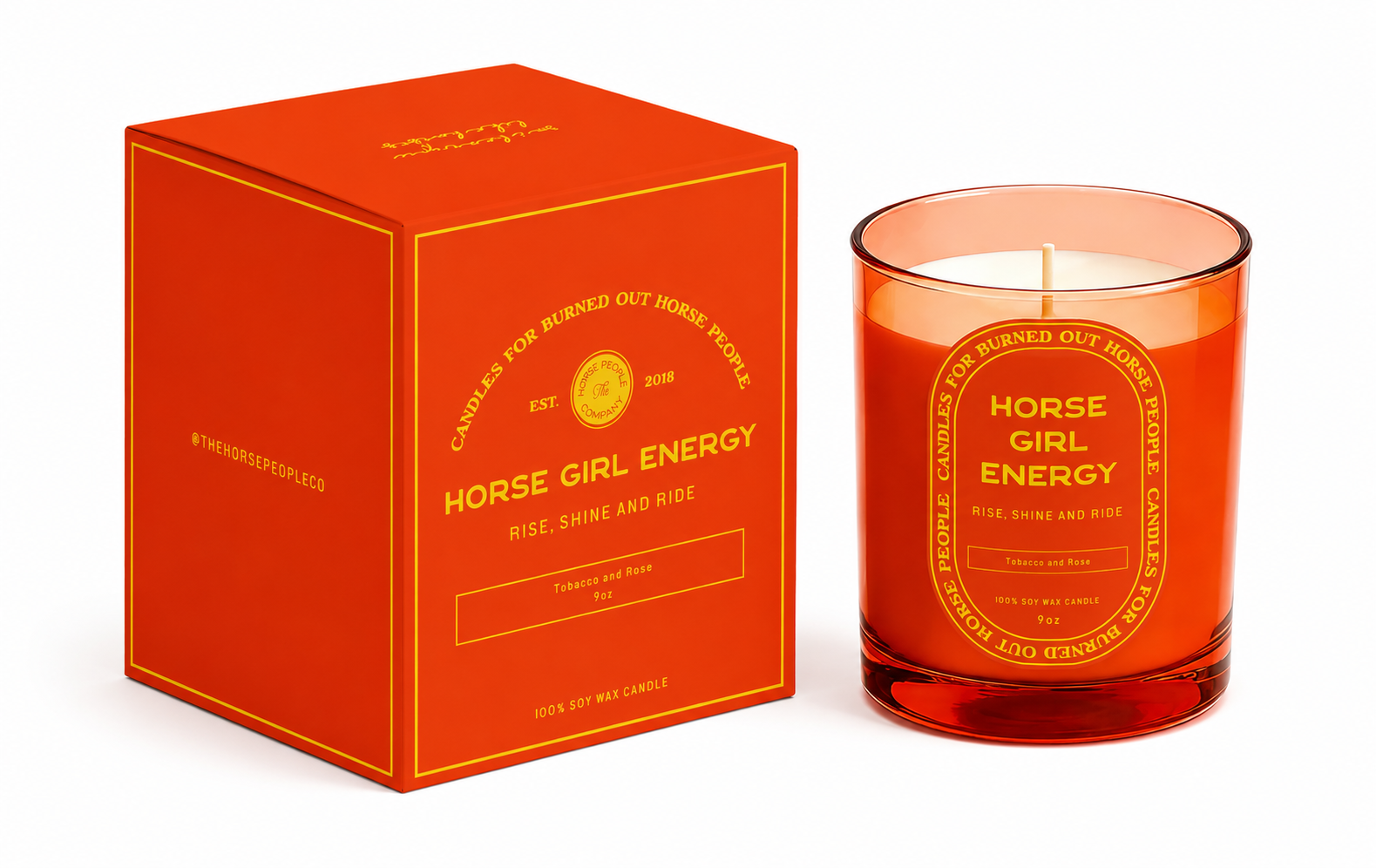 Candles for Burned-Out Horse People | Horse Girl Energy Candle