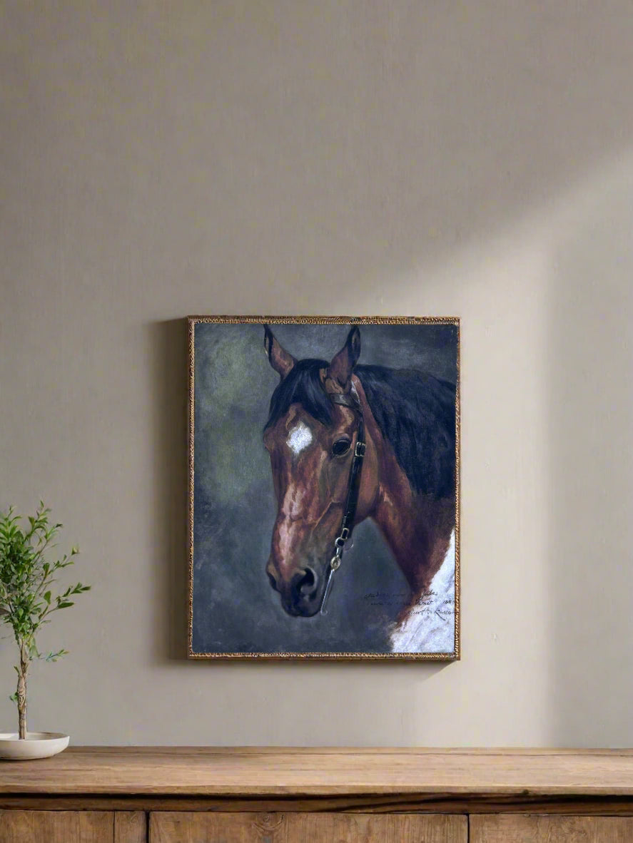 Horse Portrait Art Print