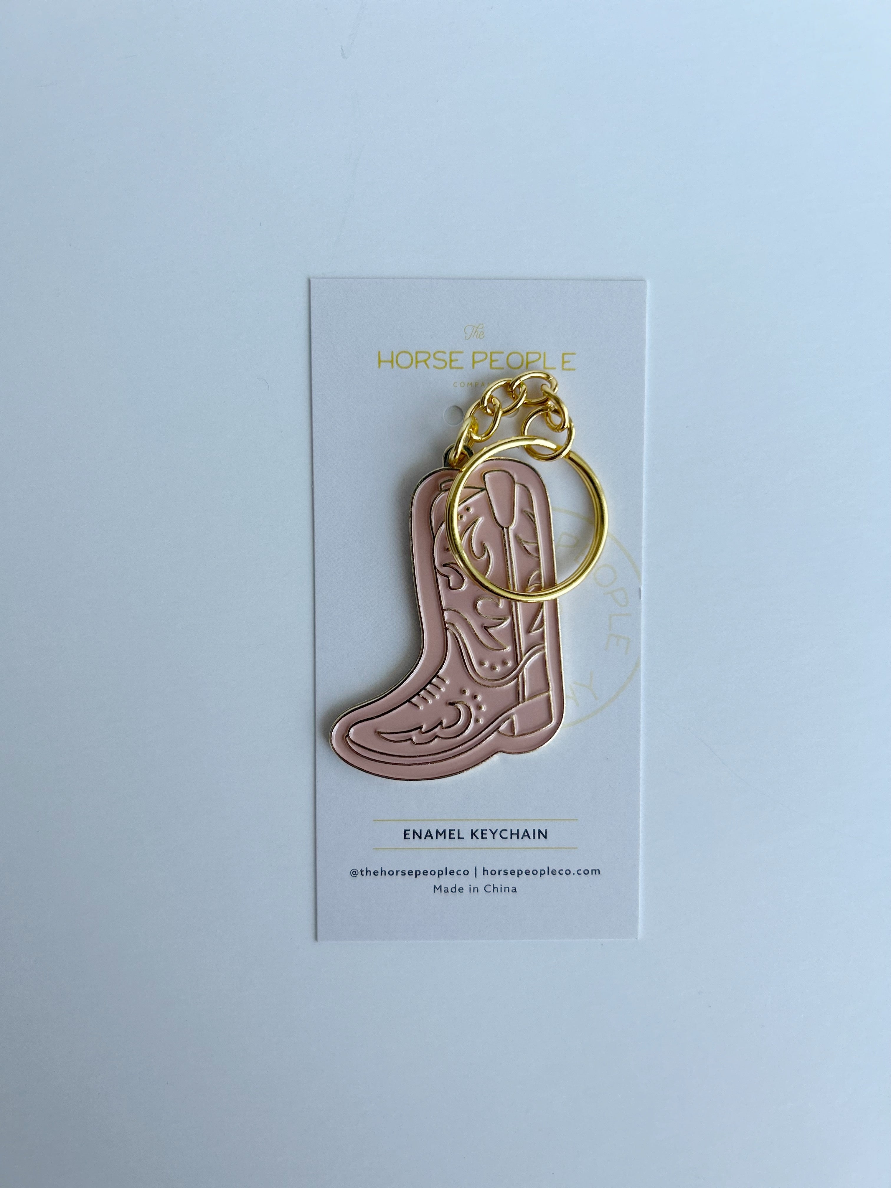 Cowgirl Boot Keychain