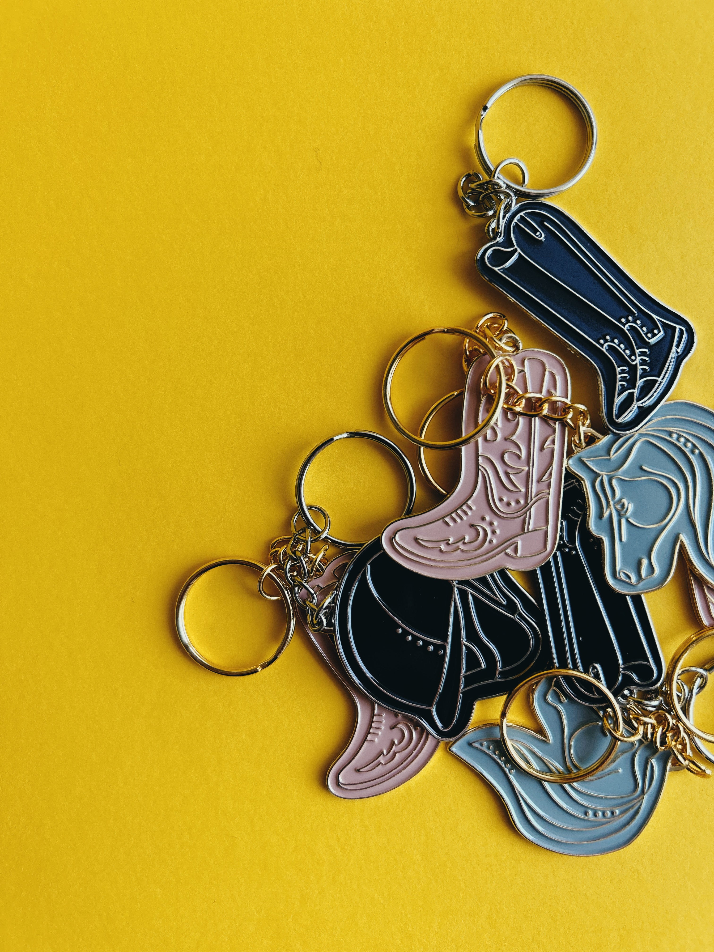 Cowgirl Boot Keychain