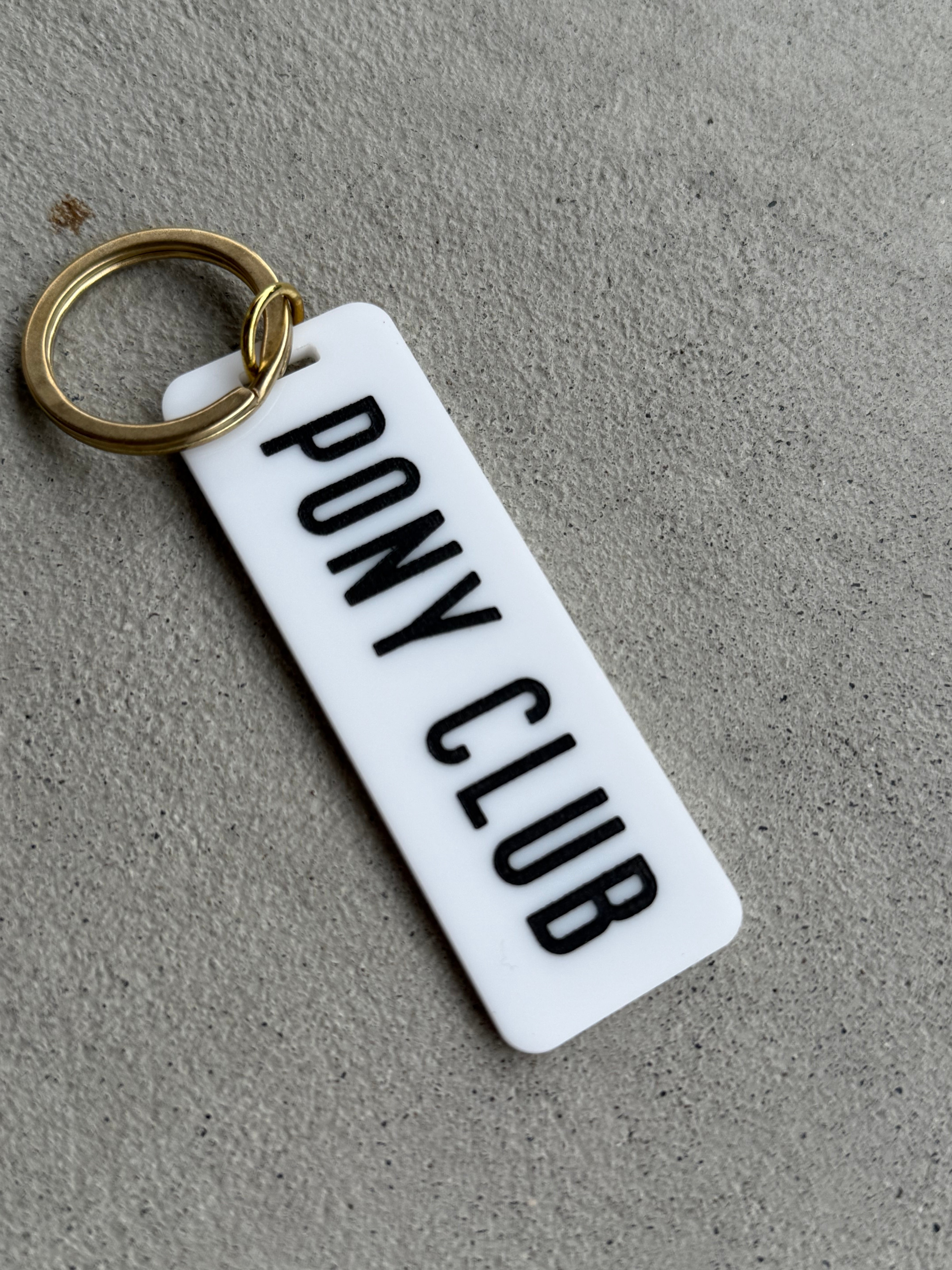 Pony Club Keychain