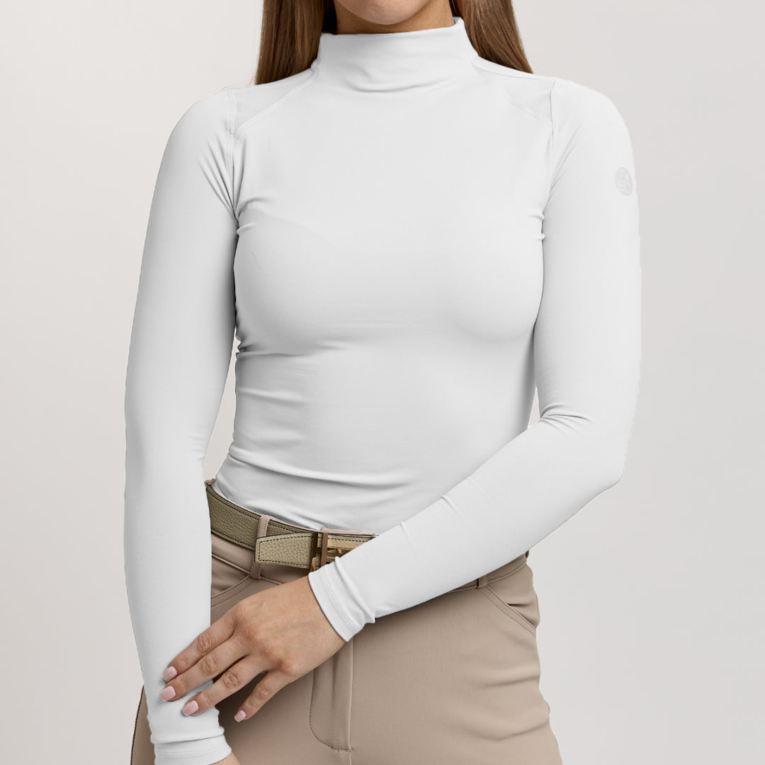 The "Chloe" High Collar Technical Top