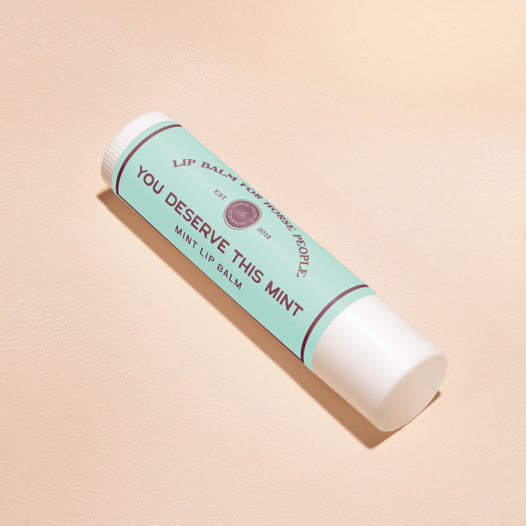 Lip Balm for Horse People - YOU DESERVE THIS MINT