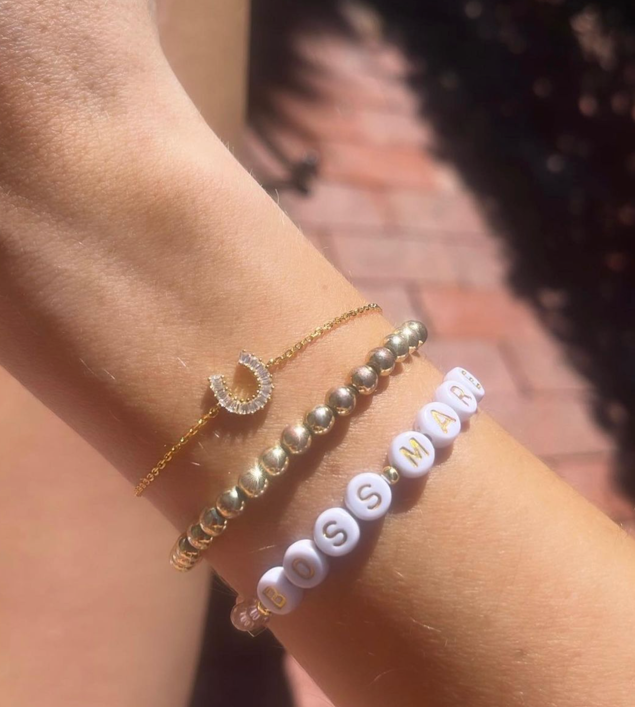 Lucky AF Horseshoe Bracelet