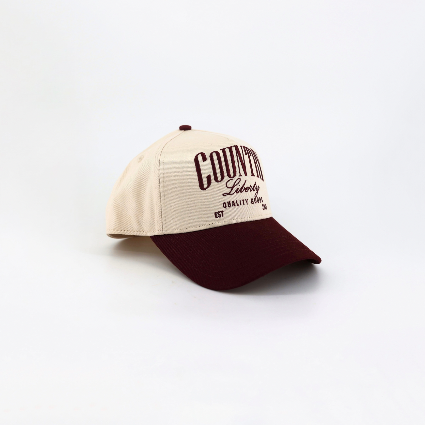 Country Liberty Hat: Burgundy