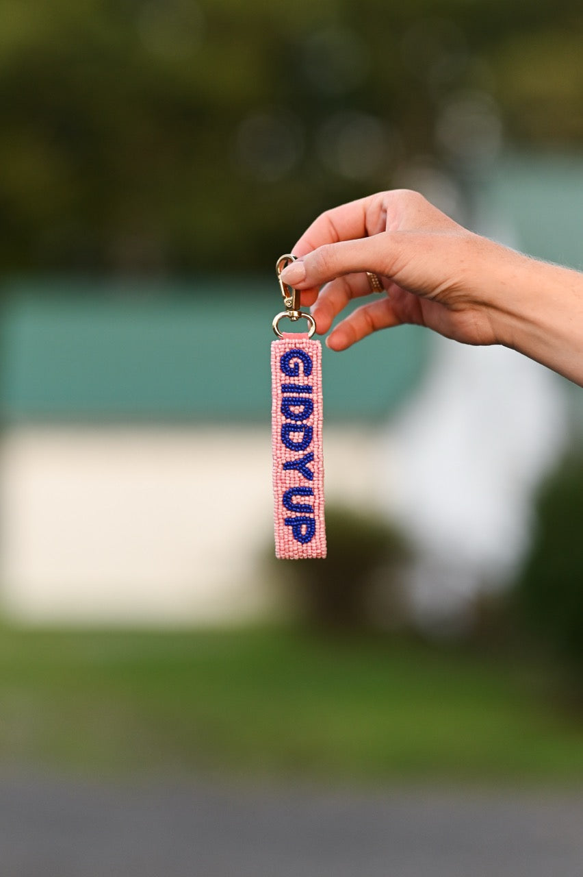 Beaded Bag Charm/Keychain – Giddy Up