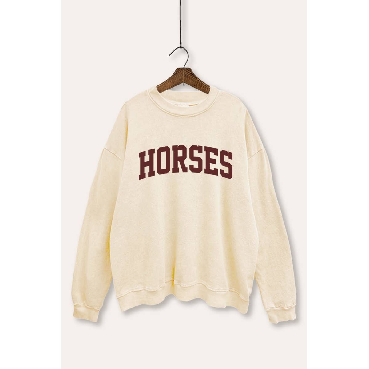 Horses Mineral Wash Sweatshirt