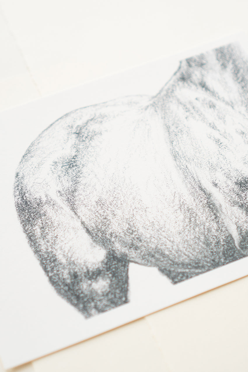 Danielle Demers "Calm" Horizontal Horse Print on Paper