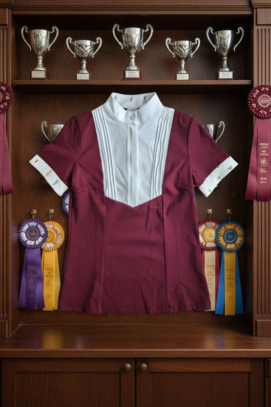 Hunt & Heritage Winner's Circle Perforated Short Sleeve Show Shirt