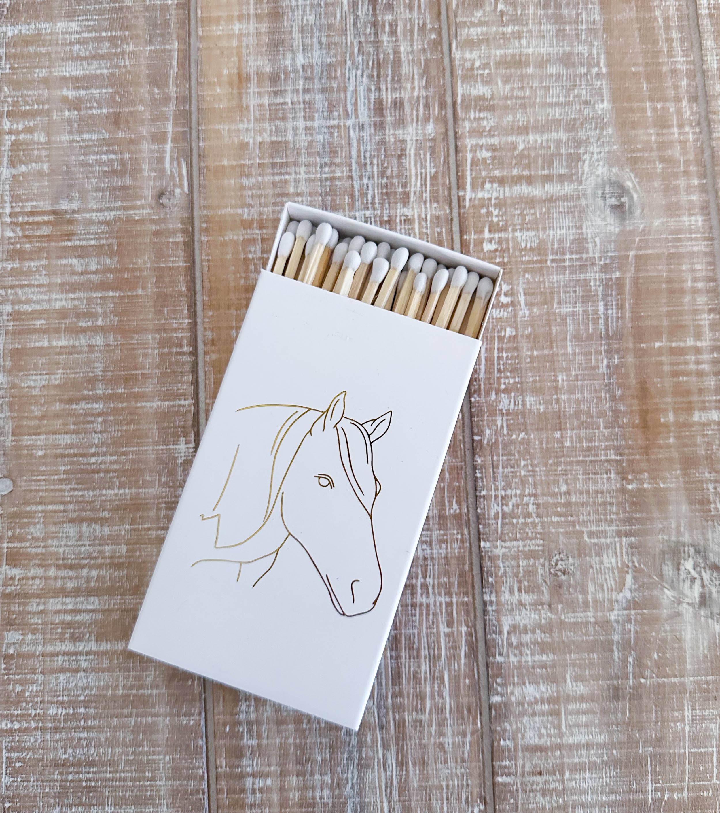 Gold Foil Horse Matches