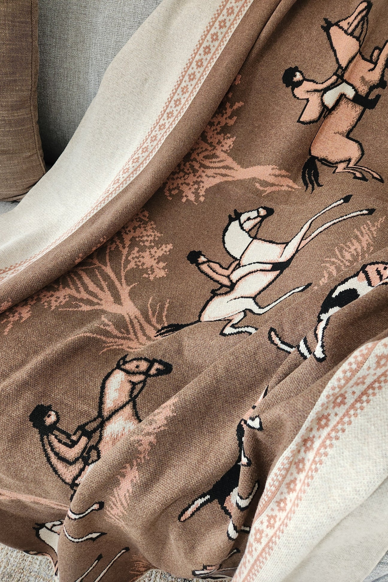 OTH Knit Fox Trot Throw