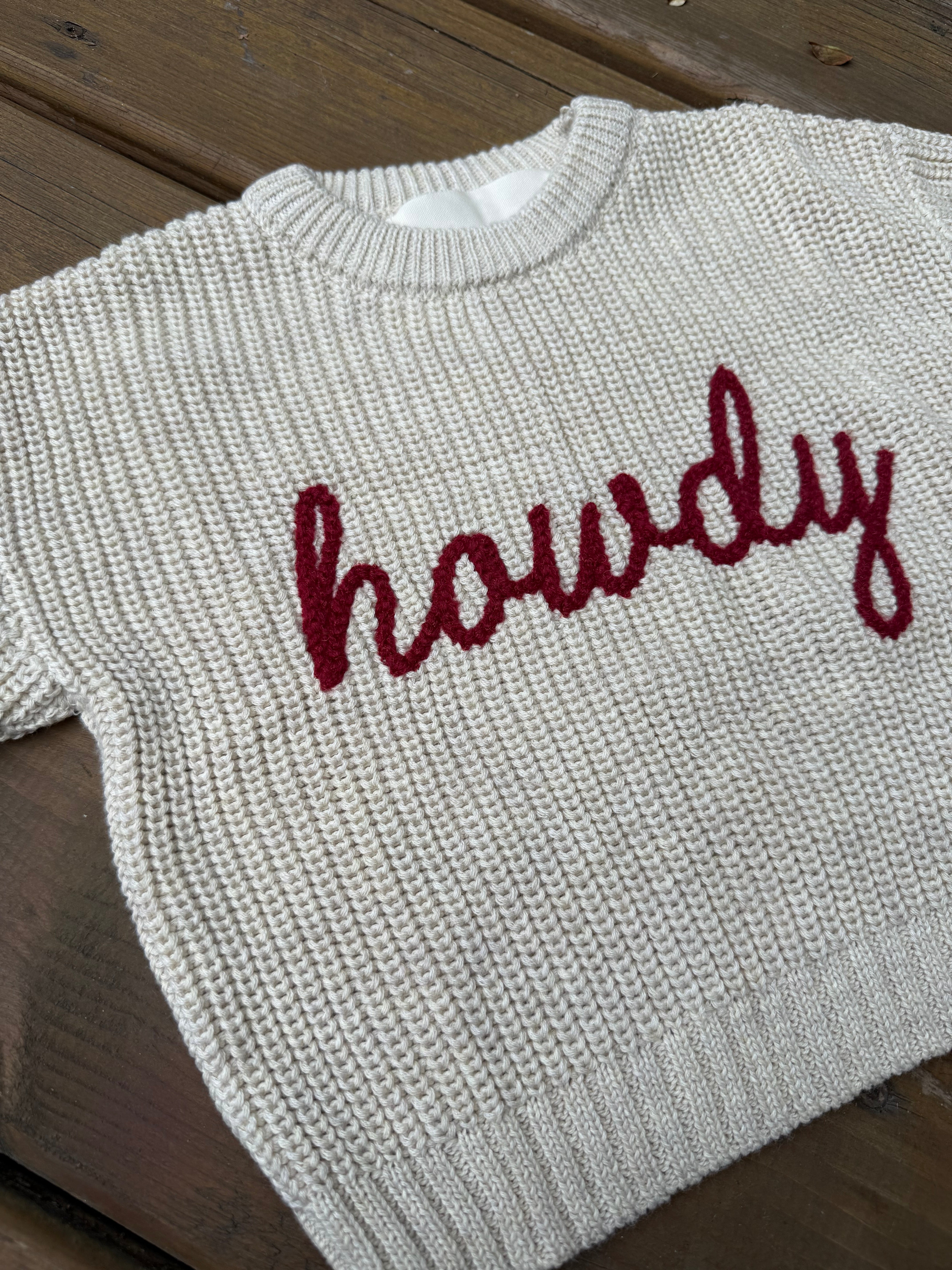 Howdy Kids Cotton Sweater