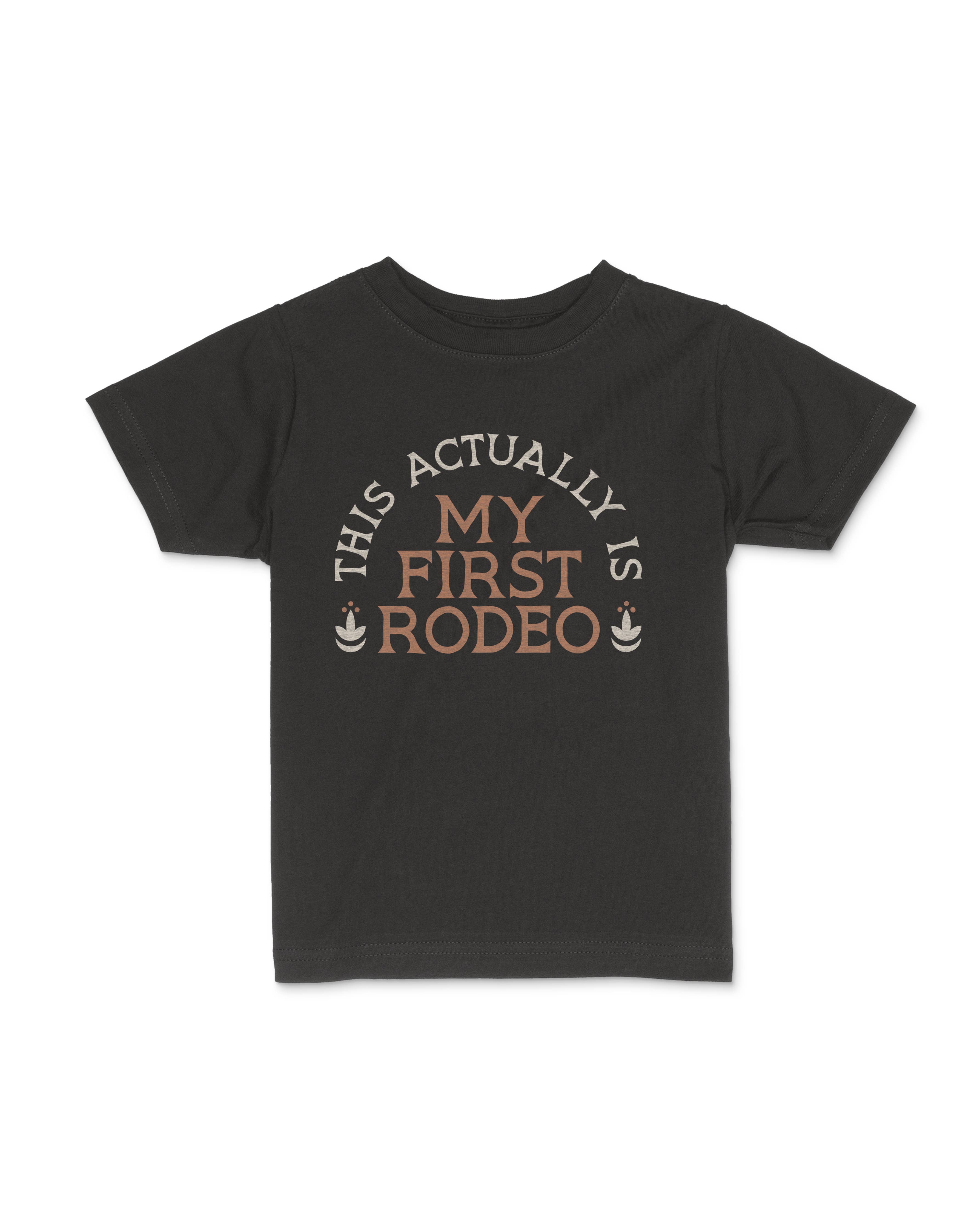 Actually My First Rodeo Kids Tee