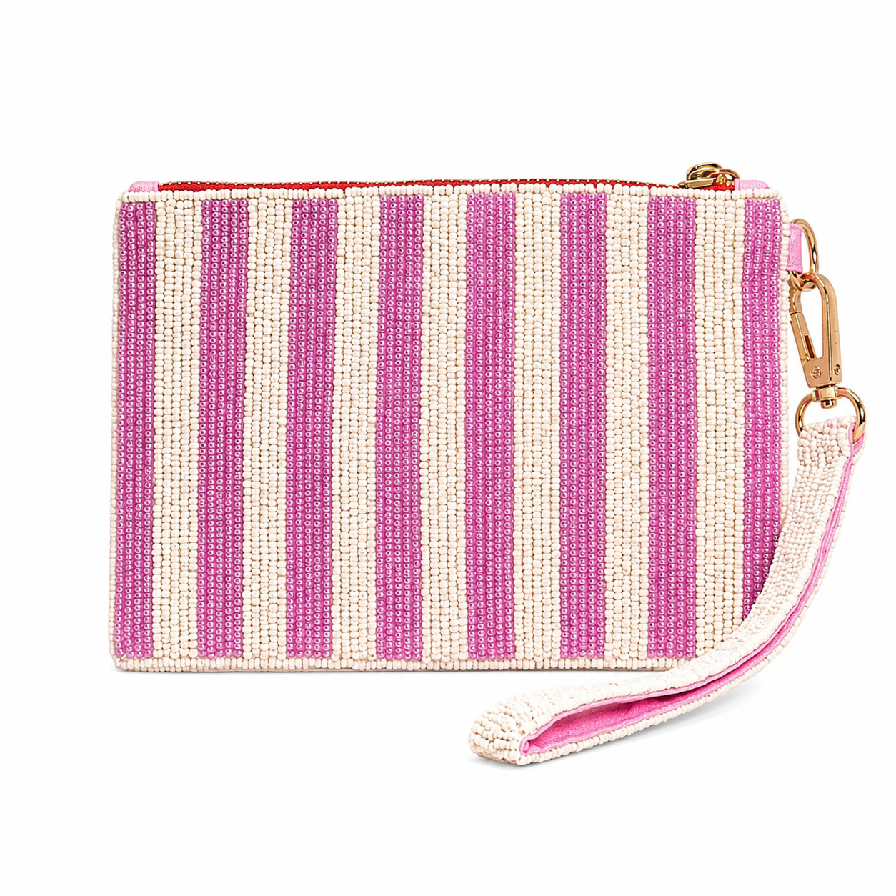 Giddy Up Heart Medium Beaded Pouch