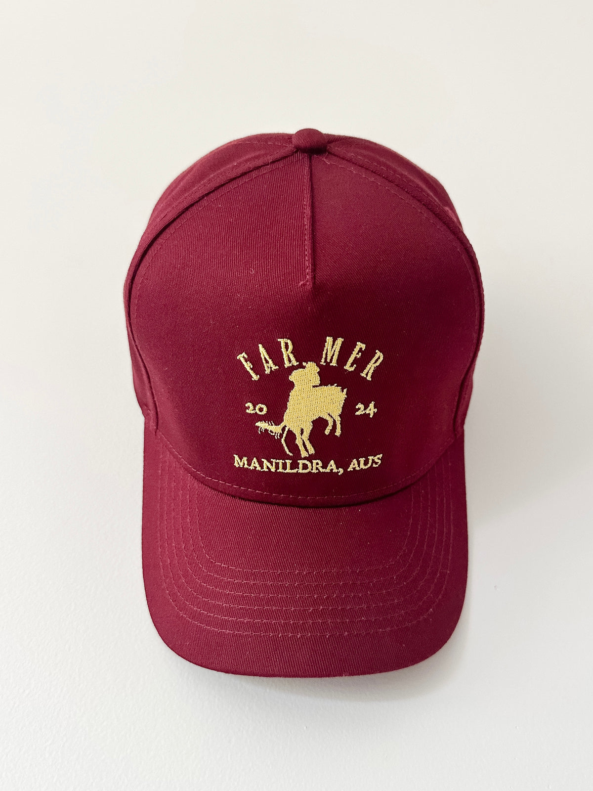 FAR MER Branded Cap - Maroon