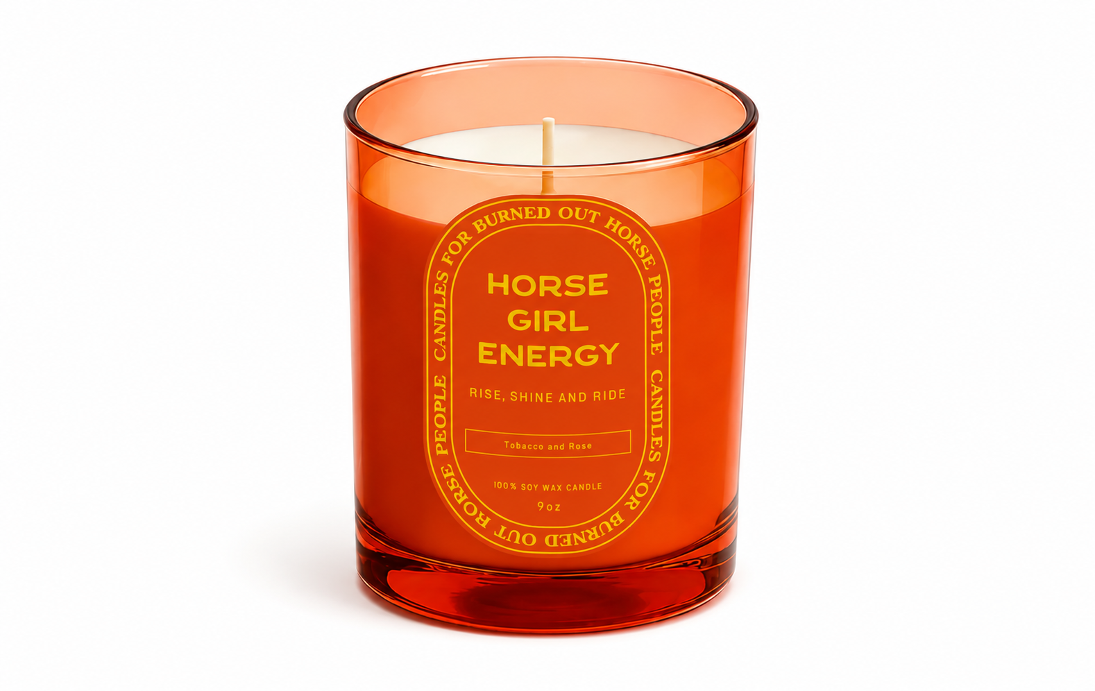 Candles for Burned-Out Horse People | Horse Girl Energy Candle