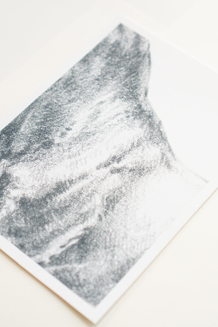 Danielle Demers "Quiet" Vertical Horse Print on Paper