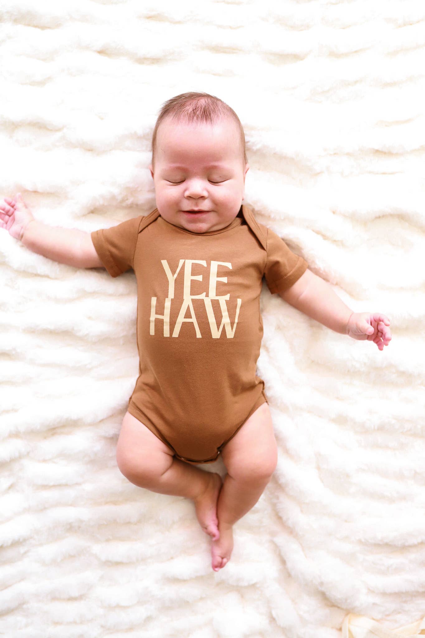 YeeHaw baby bodysuit - baby clothes, newborn baby boy girl