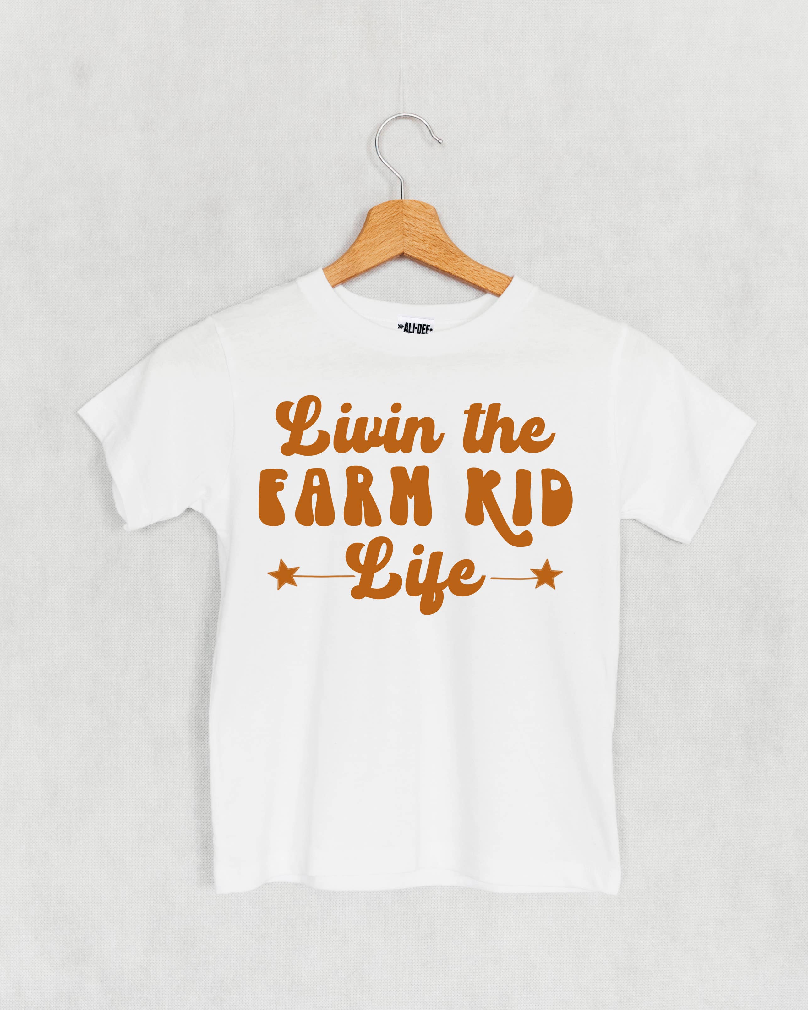 Livin' the Farm Kid Life - Kid's Tee