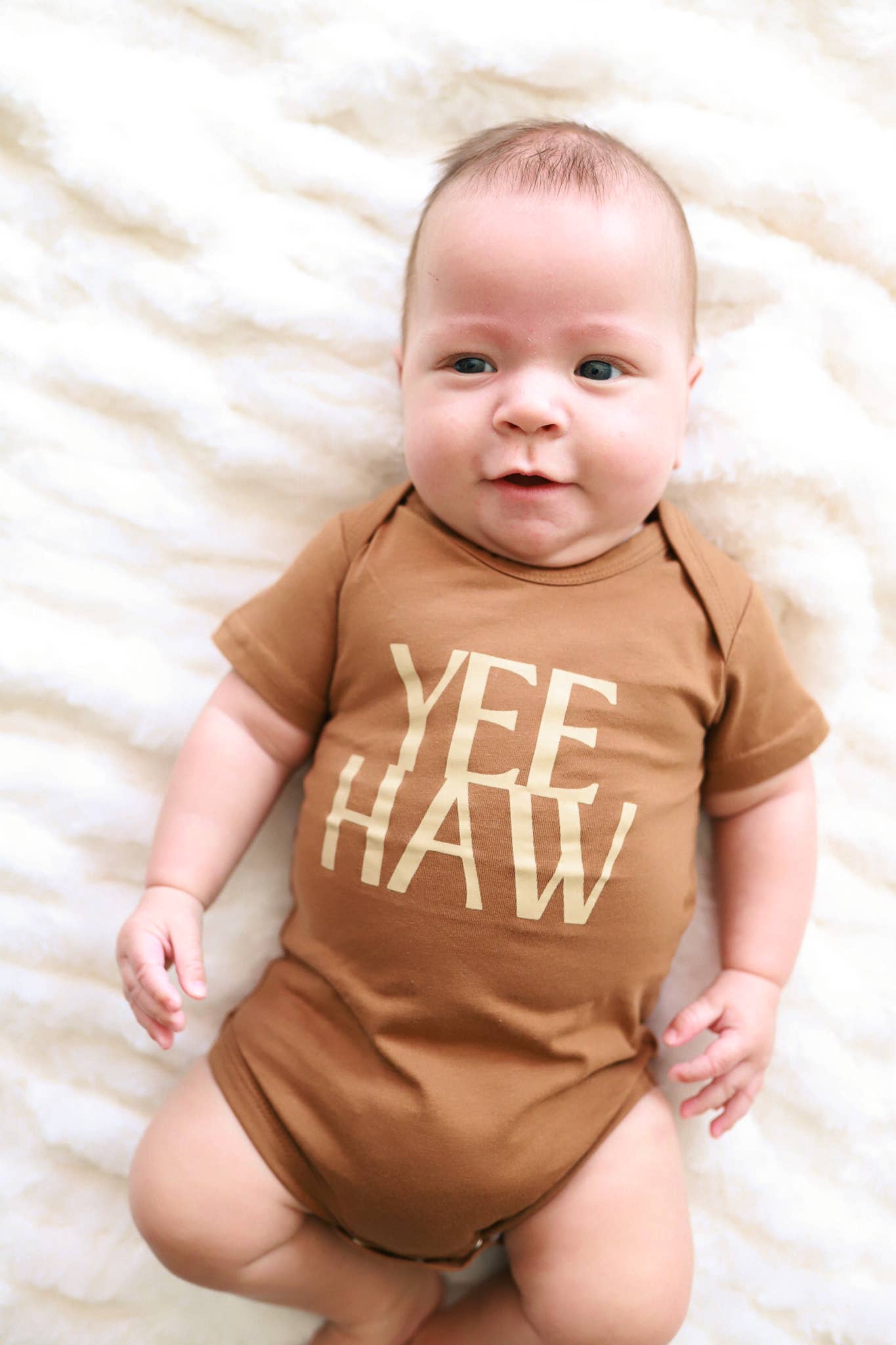 YeeHaw baby bodysuit - baby clothes, newborn baby boy girl